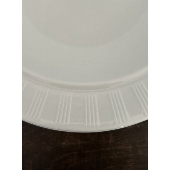 DANSK White Cafe Nouveau Rimmed Soup Cereal Pasta Bowls 9"  Set of 4 - Picture 3 of 4